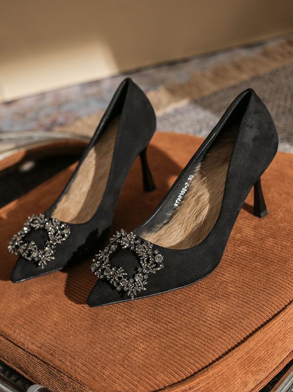 Simple style Suede Fashion High heels