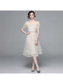 European style Summer Lace Fashion Dress 
