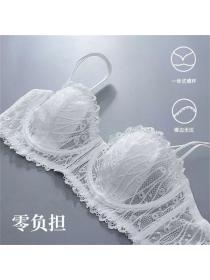 Women's gathered sexy adjustable bra
