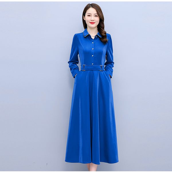 Korean style Autumn Fashion Long sleeve dress
