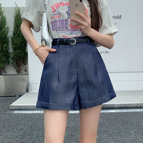Korean style High waist Casual Summer A-line Short pants