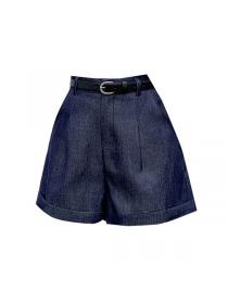 Korean style High waist Casual Summer A-line Short pants 