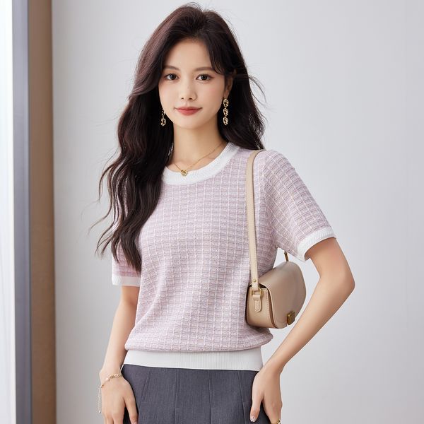 Korean style Summer Matching Knitting T-shirt