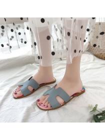 Fashion beach Flat slippers Colors shoes for women