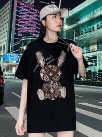  Korean style Fashion Loose Short sleeve T-shirt 