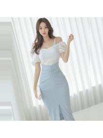 Korean style Summer Elegant two pieces set