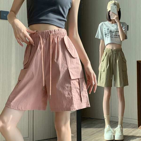 Korean style Summer Casual Loose Waist Short pants