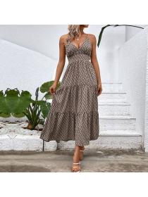 European style Loose Summer Sling dress 