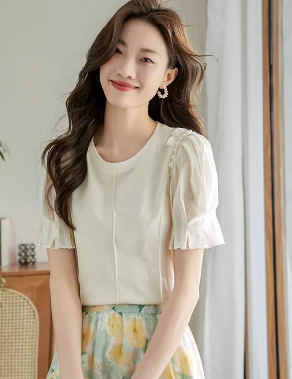 Puff Sleeve Peral Matching Blouse