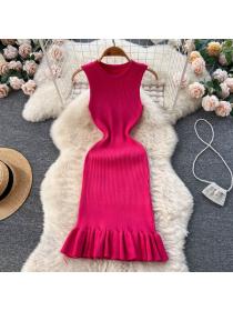 Fashion style Knitting Fishtail dress 