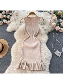 Fashion style Knitting Fishtail dress 