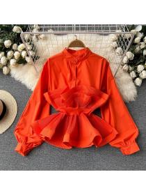 Korean style Matching Spring fashion blouse 