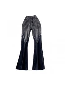 New style Tassel Slim Flared jeans