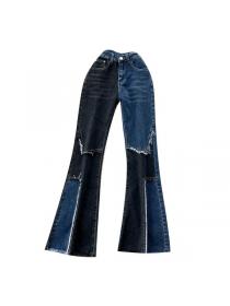 Korean style High waist Slim Flared jeans