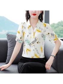 Korean style Elegant Silk shirt 