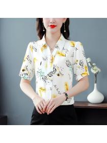 Korean style Elegant Silk shirt 