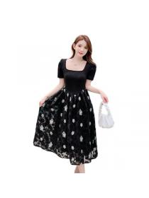 Korean style Fashion Elegant Slim dress 
