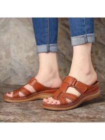 Summer Retro wedge heel thick sole sandals