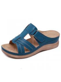 Summer Retro wedge heel thick sole sandals