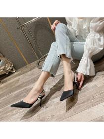 Korean style Fashion Pearl Strappy sandals for women