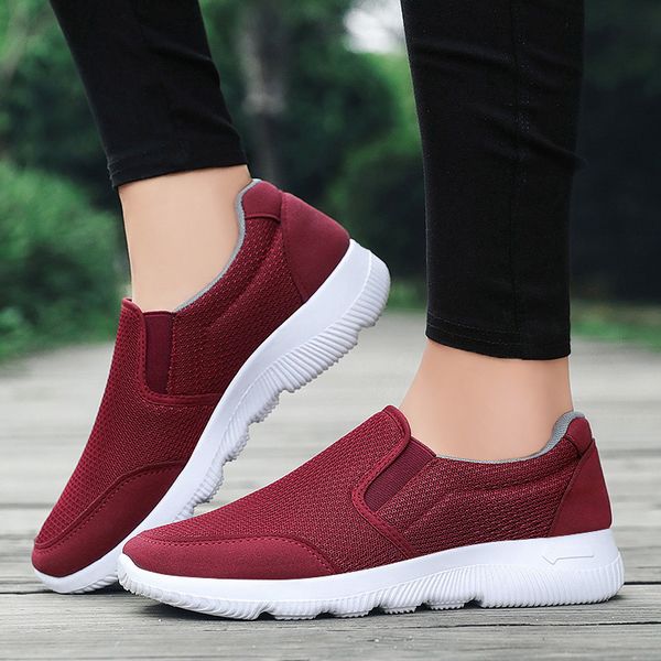 Fashion style casual breathable middle-aged and elderly comfortable walking shoes