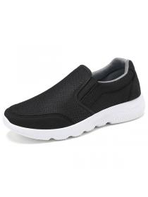 Fashion style casual breathable middle-aged and elderly comfortable walking shoes 