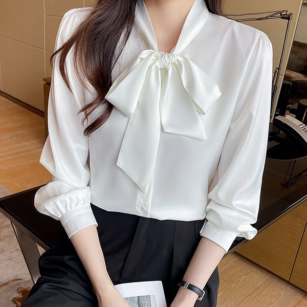 Korean style OL Solid color Elegant blouse