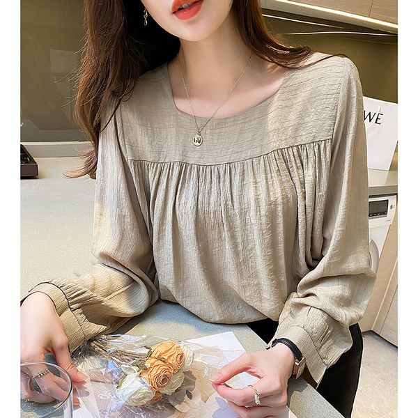 Korean style Fashion Chic Round collar Shirt