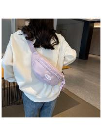 Fashion trend bag casual simple sports style large capacity crossbody chest bag