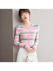Korean style Autumn fashion Slim Knitting Cardigans