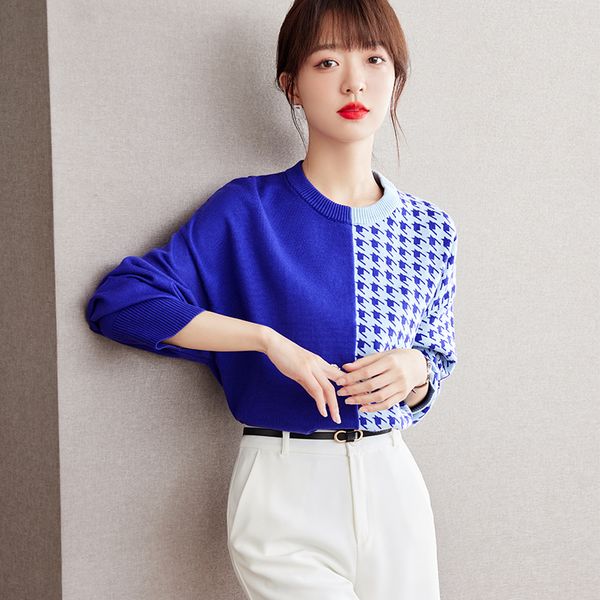 Korean style Fashion Knitting Long sleeve pullovers