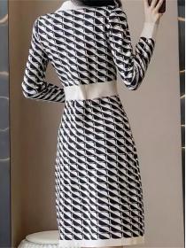 Korea style Fashion Slim Knitting dress 