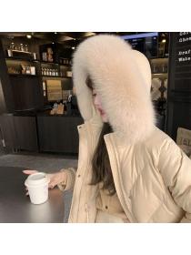 Korea style Fashion Woolen Coat Down jacket