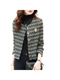Korea style Autumn fashion Elegant Woolen coat