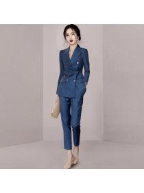 Korea style Suit collar OL Lady suit