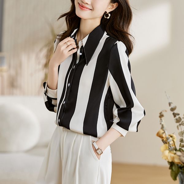 Korea style Fashion Casual Long sleeve blouse