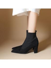 Korean style Fashion Pointed Boots 