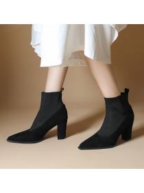 Korean style Fashion Pointed Boots 