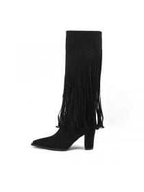 New style Fashion Pointed Knee-high boots