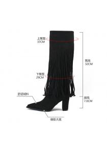 New style Fashion Pointed Knee-high boots