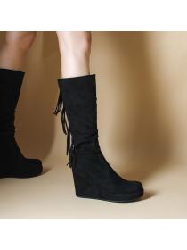 New style Winter Fashion Round head Suede Boots 