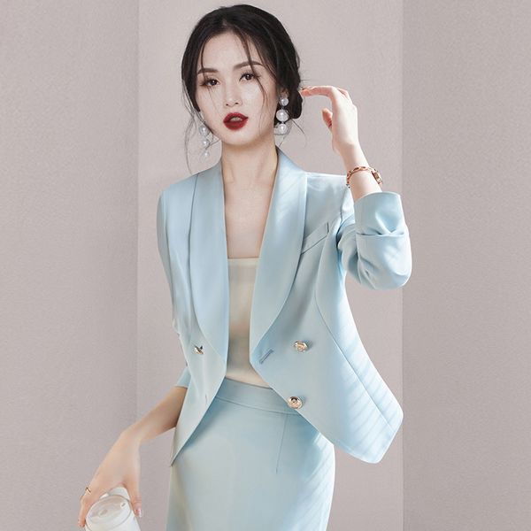 Korea style Autumn fashion Elegant Business suit a set