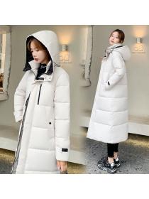 Korea style Winter Warm Thick Long Coat 