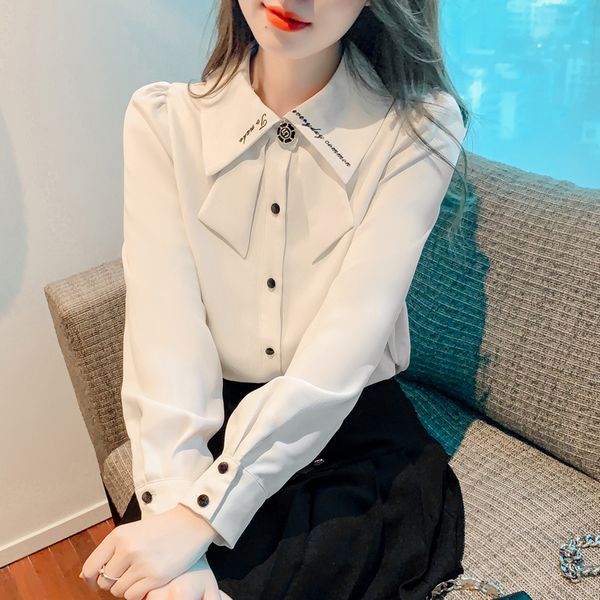 Korea style Chic Luxury Long sleeve shirt