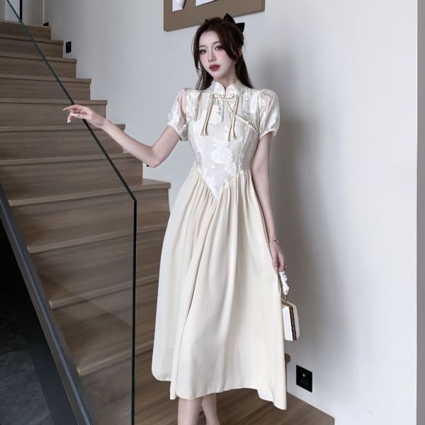 Vintage style Fashion Luxury Long dress