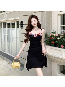 Korea style Fashion Sexy Strap dress 