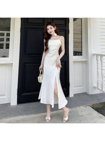 Korea style Fashion Sexy Hip-full Sling dress 