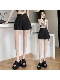 Vintage style Summer Fashion High waist Shorts 