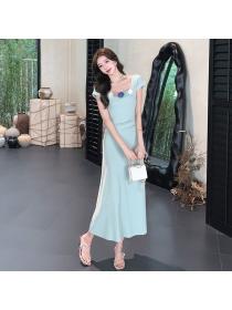 Korea style Summer Eelgant Short sleeve dress 