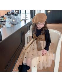 Korea style Fashion Winter Child Dress 